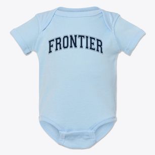 Frontier High School Varsity Arch Baby Onesie