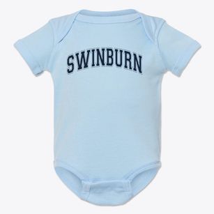 Swinburn Elementary School Varsity Arch Baby Onesie