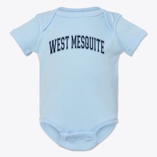 West Mesquite High School Varsity Arch Baby Onesie