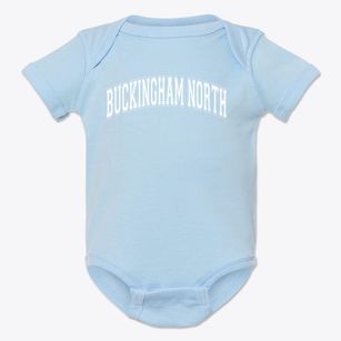 Buckingham North Christian School Varsity Arch Baby Onesie