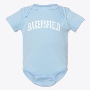 Bakersfield Apostolic Faith Academy Varsity Arch Baby Onesie