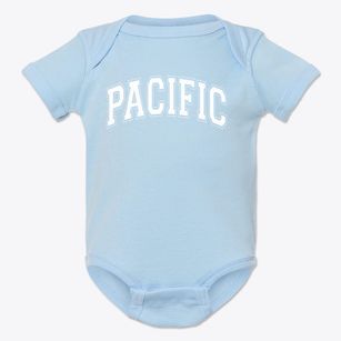 Pacific Elementary School Varsity Arch Baby Onesie