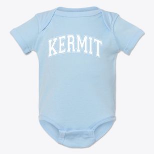 Kermit Junior High School Varsity Arch Baby Onesie