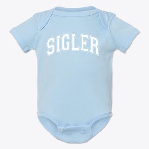 Sigler Elementary School Varsity Arch Baby Onesie