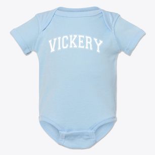 Vickery Elementary School Varsity Arch Baby Onesie