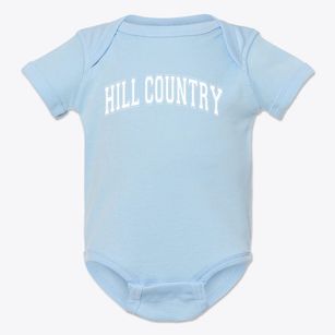 Hill Country Middle School Varsity Arch Baby Onesie
