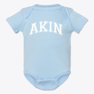 Akin Elementary School Varsity Arch Baby Onesie