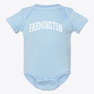 Farmington Elementary School Varsity Arch Baby Onesie