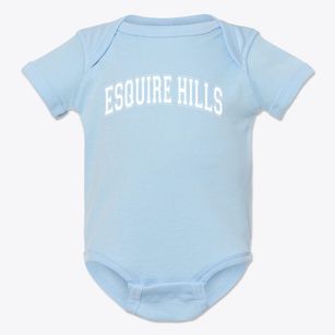 Esquire Hills Elementary School Varsity Arch Baby Onesie