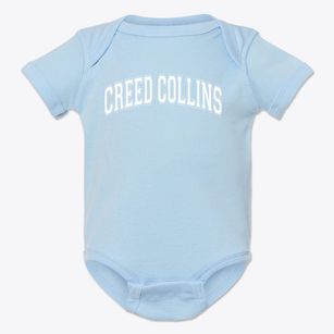 Creed Collins Elementary School Varsity Arch Baby Onesie