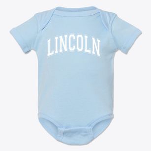 Lincoln Middle School Varsity Arch Baby Onesie