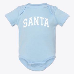 Santa Cruz Children's School Varsity Arch Baby Onesie