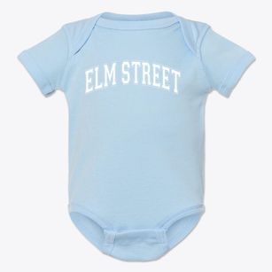 Elm Street Elementary School Varsity Arch Baby Onesie