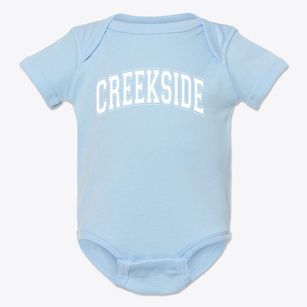 Creekside Elementary School Varsity Arch Baby Onesie