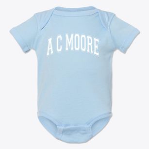 A C Moore Elementary School Varsity Arch Baby Onesie