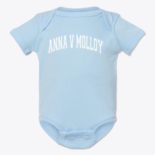 Anna V Molloy Elementary School Varsity Arch Baby Onesie