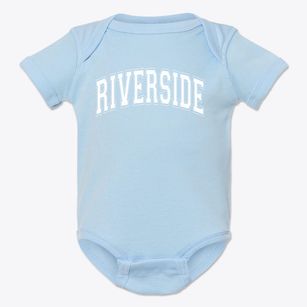 Riverside Elementary School Varsity Arch Baby Onesie
