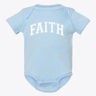 Faith Lutheran School Varsity Arch Baby Onesie