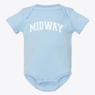 Midway Primary School Varsity Arch Baby Onesie