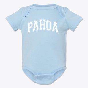 Pahoa Elementary School Varsity Arch Baby Onesie