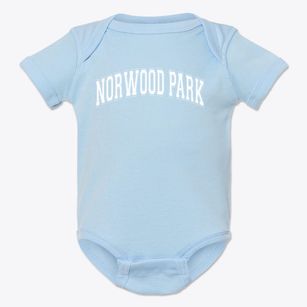 Norwood Park Christian School Varsity Arch Baby Onesie