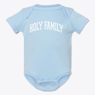 Holy Family School Varsity Arch Baby Onesie