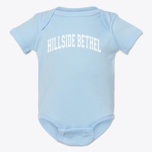 Hillside Bethel Christian School Varsity Arch Baby Onesie