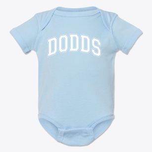 Dodds Preschool Elementary Varsity Arch Baby Onesie