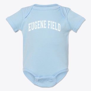 Eugene Field Elementary School Varsity Arch Baby Onesie