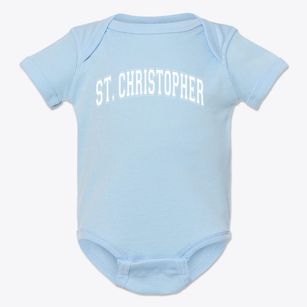Saint Christopher School Varsity Arch Baby Onesie