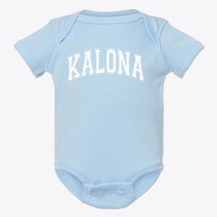 Kalona Elementary School Varsity Arch Baby Onesie