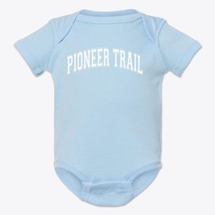 Pioneer Trail Junior High School Varsity Arch Baby Onesie