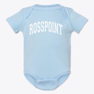 Rosspoint Varsity Arch Baby Onesie