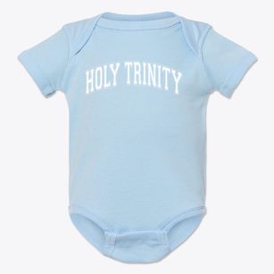 Holy Trinity Elementary School Varsity Arch Baby Onesie