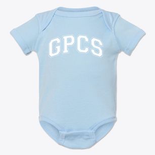 Greater Portland Christian School Varsity Arch Baby Onesie