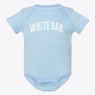 White Oak Middle School Varsity Arch Baby Onesie