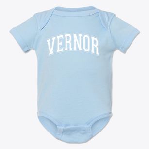 Vernor Elementary School Varsity Arch Baby Onesie