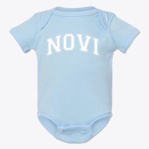Novi High School Varsity Arch Baby Onesie