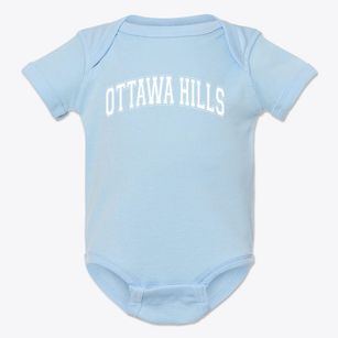 Ottawa Hills High School Varsity Arch Baby Onesie