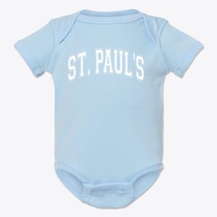 Saint Paul's Lutheran School Varsity Arch Baby Onesie