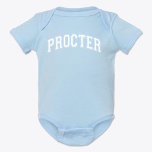 Procter Elementary School Varsity Arch Baby Onesie