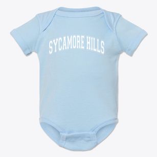 Sycamore Hills Elementary School Varsity Arch Baby Onesie