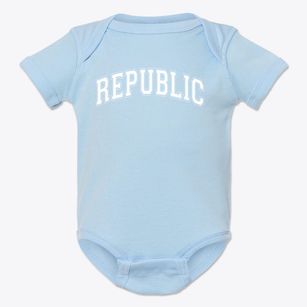 Republic School 3 Varsity Arch Baby Onesie