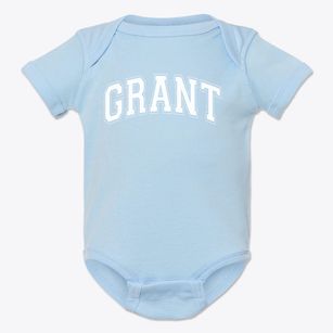 Grant Elementary School Varsity Arch Baby Onesie