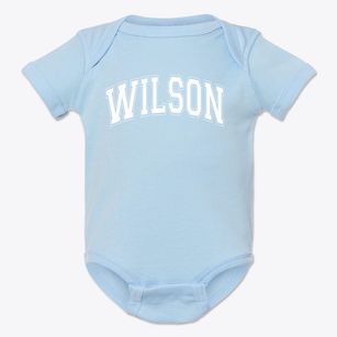 Wilson Center Varsity Arch Baby Onesie