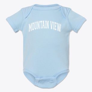 Mountain View Lutheran School Varsity Arch Baby Onesie