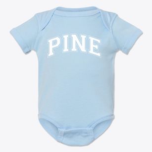 Pine Middle School Varsity Arch Baby Onesie