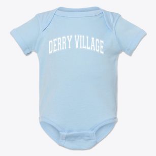 Derry Village Elementary School Varsity Arch Baby Onesie