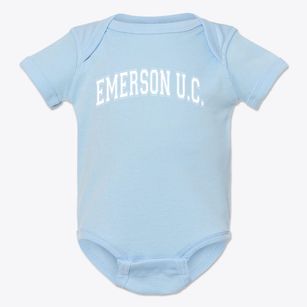 Emerson U.c. High School Varsity Arch Baby Onesie