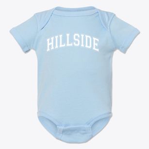 Hillside Elementary School Varsity Arch Baby Onesie